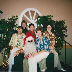 Marsha with her PIH Public Relations crew, December 2001...Aloha