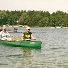 One of "Skipper's" favorite pastimes - canoeing [2004]