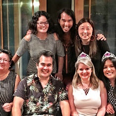 UC Santa Barbara  Asian American Studies Grads celebrating Rowena and Noelle's 50th Birthdays   