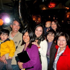 Kozo and Family  at De Anza College Asian Pacific American Staff Association's Mixer 