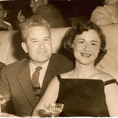 Martha and Paul Laidlaw in Miami in 1956