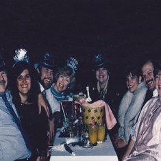 The family celebrates New Years in Atlantic City, NJ back in the 80's