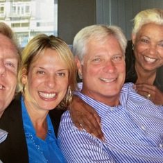 Smiles from good days together. With Scott Workman, Ana Elena Marziano and Stew Atkinson.
