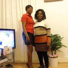 Her cherie daughter Margrate Besong Nee Eyong -Efobi and ma Martha's granddaughter Doris Besong