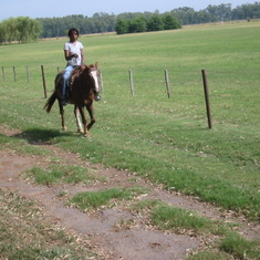 Horse back riding in Argentina