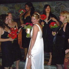 Sassy wedding party in December, 2007 in the beautiful Tenaya Lodge.