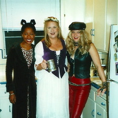 Rashell, Danielle, Kristen - October 31st, 2000.