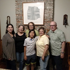 2019 New Orleans - Martha with her cousins Susan and Gwen and their families