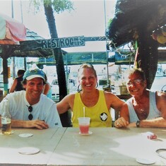 Dad, Dan, and I in Key West