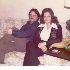 Marty & Sandra Christmas 1974