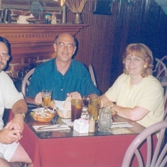 Marty, Lorraine and Bill in New Orleans 1999