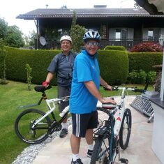 July 16' Garmisch. Ready for cycle tour