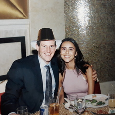 Fresh out of Uni... our first NYE in Qatar (2004) ♡ Young love!