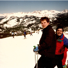 Young Marty Skiing