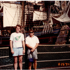 Marty and friend early 90's
