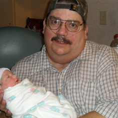 Marty ( Pappy) and his first Grand baby Adreanya