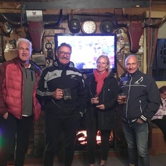 Historic Puhoi Pub after an epic day on the Hauraki Gulf, NZ, with Boro & CD.