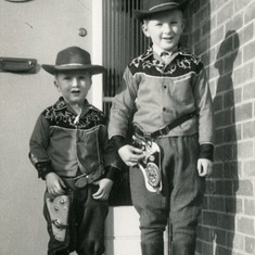 Wellies as cowboy boots? We had to make do and mend in those days...