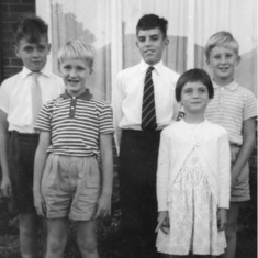 With cousins - 1961?