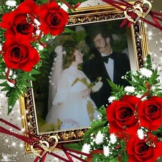 Our Weding Day, the day our hearts became one~*~I love you my Angel~*~
