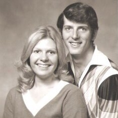 Our engagement picture, November,1979