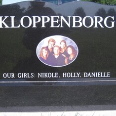 Back of our headstone, located in Atkinson
