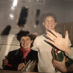 Carla sent me this photo from our HS days.  Marty always had the best smile