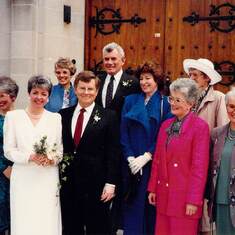 Pullen family gathers for the wedding of William (Sarah’s younger brother)  and Julia Gordon in Ottawa in 1989