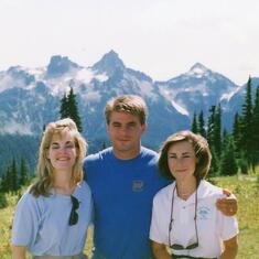 Mt. Rainier-1991 with Orfs-2 (Before Grandsons)