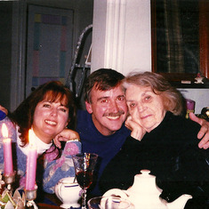 Mary with good friends Tom and Debbie Grover