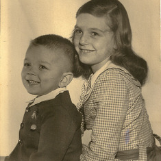 Young Mary Alice and John David