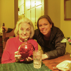 Aunt Mary and Krisitn-a very special New Years Eve we had with her in Trenton in 2009