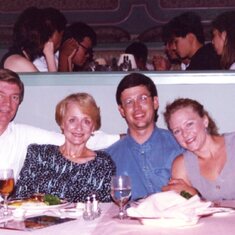 Bob & Mary, Sam & Sondra at the Sandcastle on Guam - c.1994