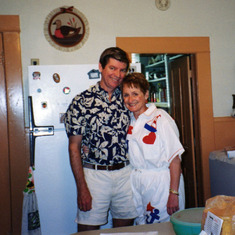 Aunt Mary & Uncle Bob in Grandma Schreiber's Kitchen