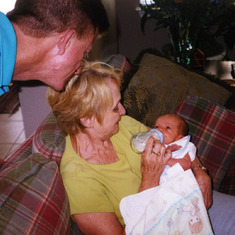 Aunt Mary, Darrell, & baby Royce