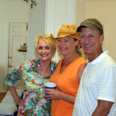 Aunt Mary, Sondra, & Darrell at Schreiber Tribe Reunion