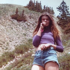 Mary in her late teens...location unknown