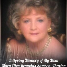 In Loving Memory of My Mom!