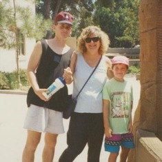1992, 7, Walden, Linda Mike at L A Zoo