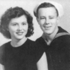 Daddy and Mother Married October 20, 1945
