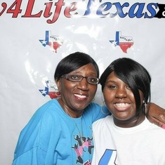 Mary with her Aunt Barbara at the Yay For Life Event! 