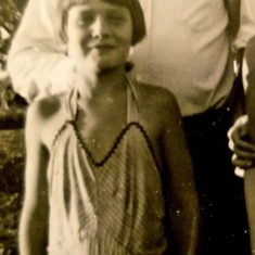 Mary Lou at Deer Lake in 1937