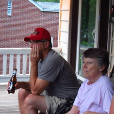 Mary Lou and son, Mike, summer of 2014