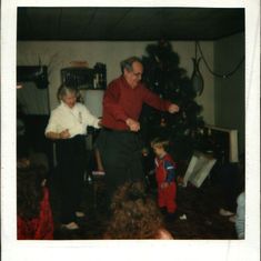 Dad & Mom dancing with Dio 1985 Xmas