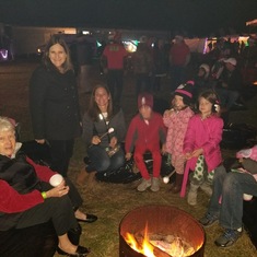 Santa's Village in Florida with Jane Norman and Sally Watkins. Hot Chocolate and Marshmellows!
