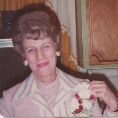 Cmas @Scottsbluff 1976 - Mom pinning on her corsage