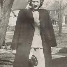 Mary styling in Omaha 1948