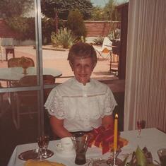 Mom @55th Bday given by her friends in Grn Vly Aug 1983