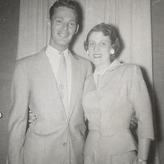 Ralph & Mary @Aunt Lo's 1955