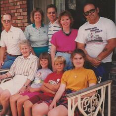 Artherton family on the bench 1992